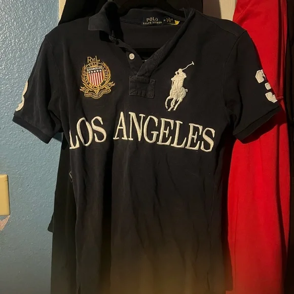 Polo by Ralph Lauren Black Polo Shirt with Embroidery - Picture 3 of 4